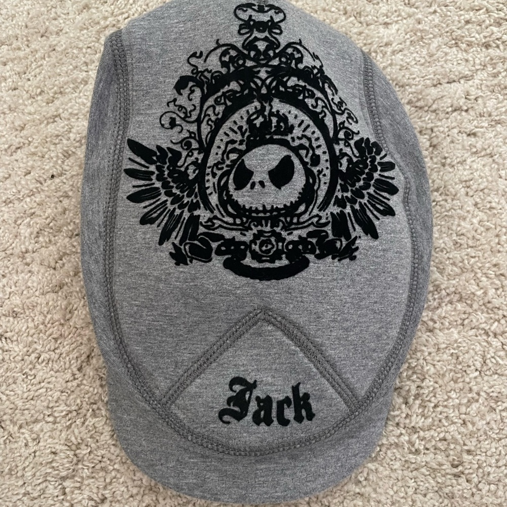 Disney Nightmare Before Christmas Black and Gray Beanie Beret